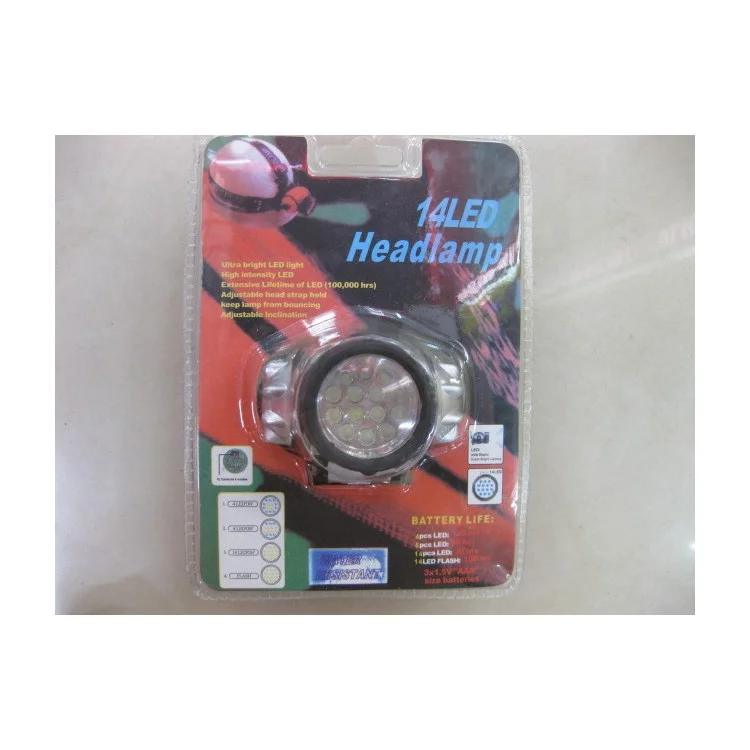 Headlamp Head Mount 12-LED Light for Hunting Exploration Camping