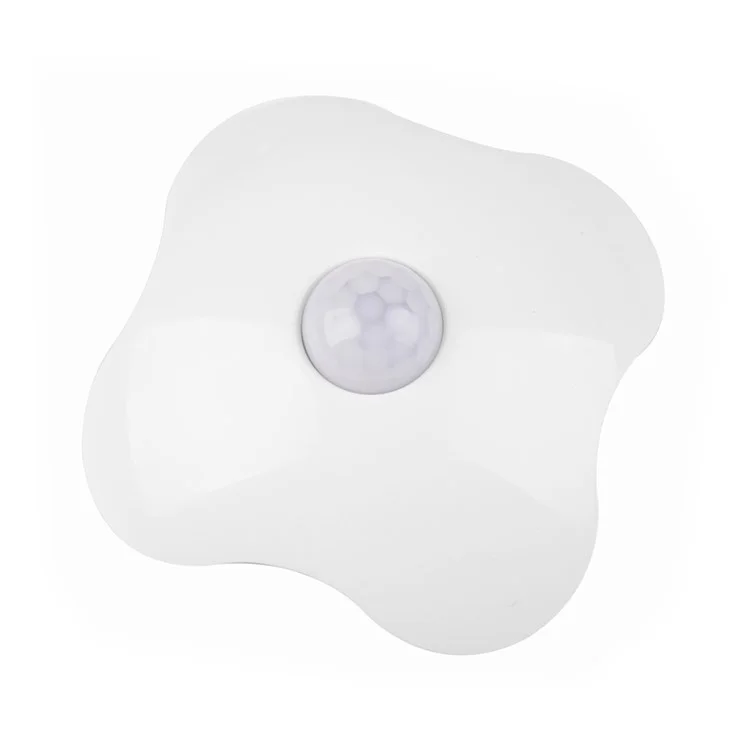 Four Leaf Clover Style 6 LED Motion Sensor Human Body Induction Lamp