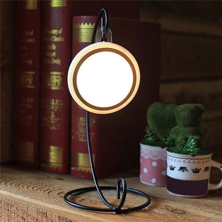 1pc PIR Sensor Motion LED Night Light Human Body Induction Rechargeable Bed/Cabinet Lamp CL018 - Gold Shell / Warm White Light