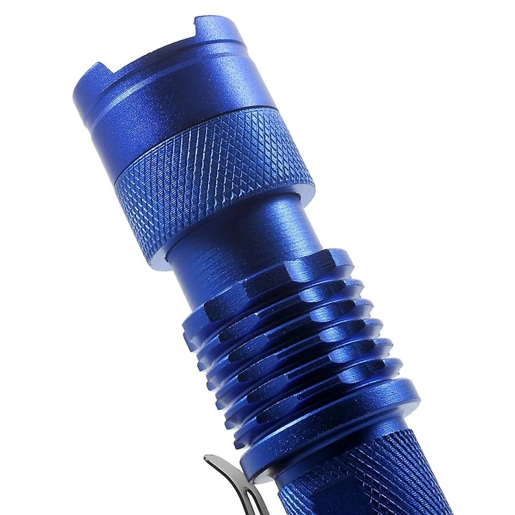 XLD-006G Portable CREE LED Flashlight 10W 1100LM 200m Light Range - Blue