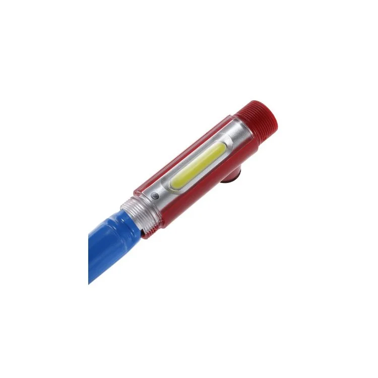 Mini 160LM COB LED Flashlight Waterproof USB Work Light - Red