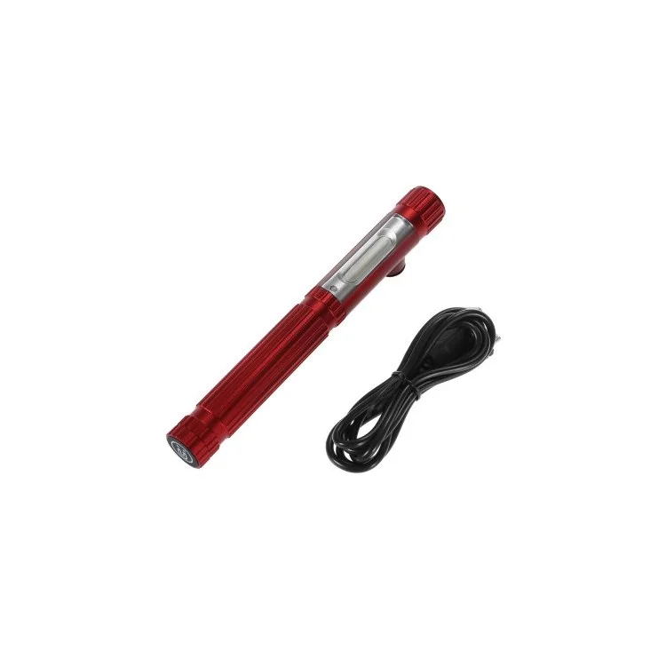 Mini 160LM COB LED Flashlight Waterproof USB Work Light - Red