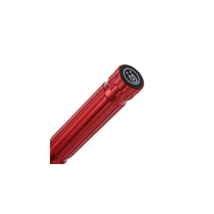 Mini 160LM COB LED Flashlight Waterproof USB Work Light - Red