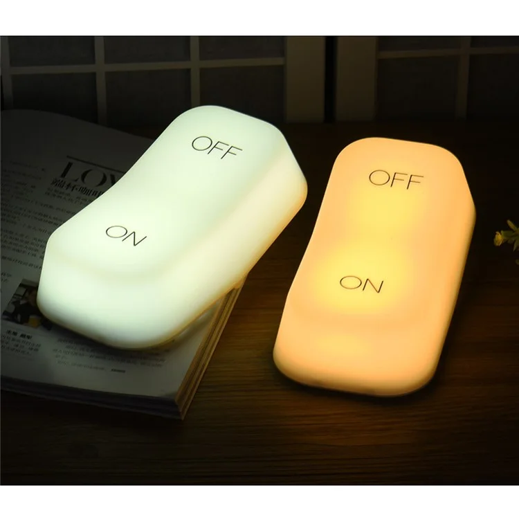 Muid Gravity Sensor On/off Switch LED Night Light Desk Lampe USB Powered (CE/CCC) - Gelb