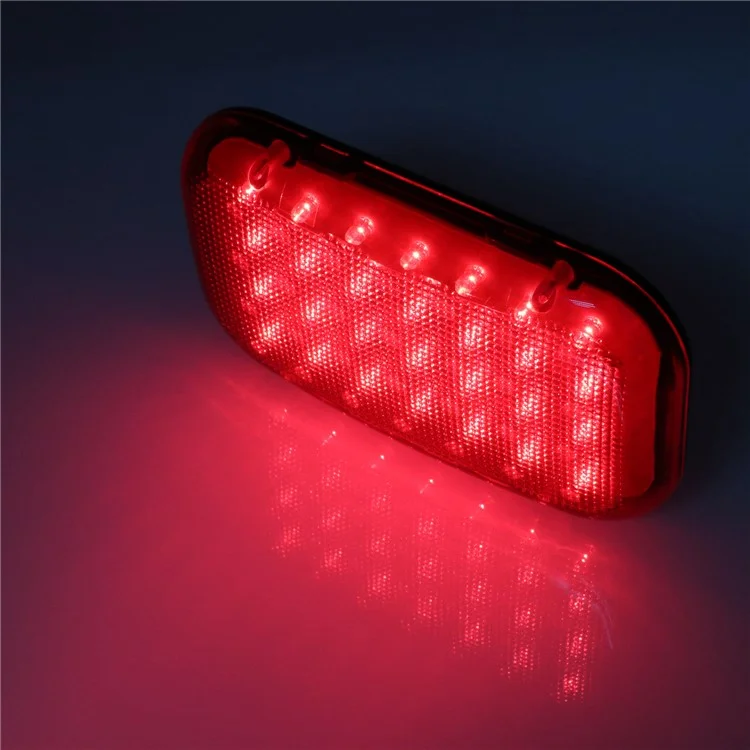 Magnetic Base 3W 28-LED Car Truck Emergency Signal Warning Flashing Light - Red