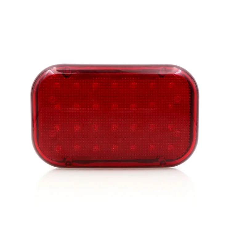 Magnetic Base 3W 28-LED Car Truck Emergency Signal Warning Flashing Light - Red