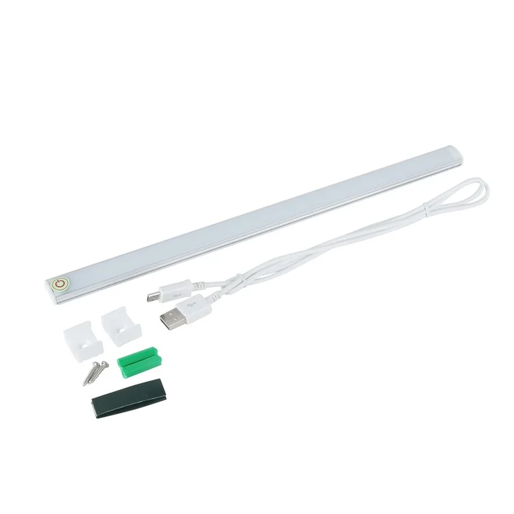 1611 LED Touched Bar-type Cabinet Light Ultra-thin USB LED Night Light - Adjustable Warm White