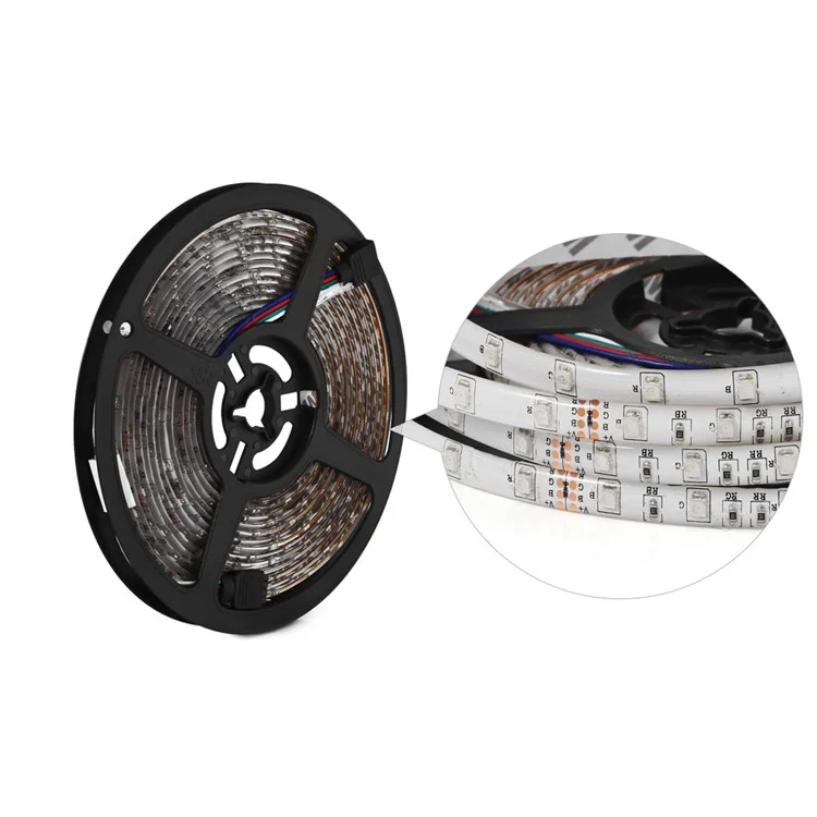 10M DC12V 3528SMD 600 LEDs RGB Waterproof Soft Light Strip YK0422 - EU Plug
