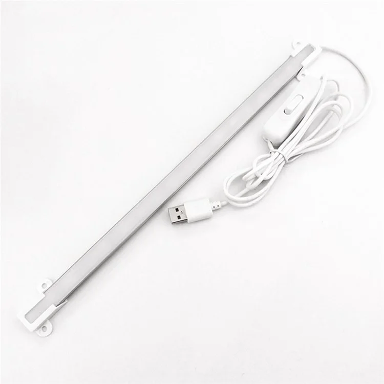 Barra de luz LED USB de 3W com 18 LEDs - Branco quente