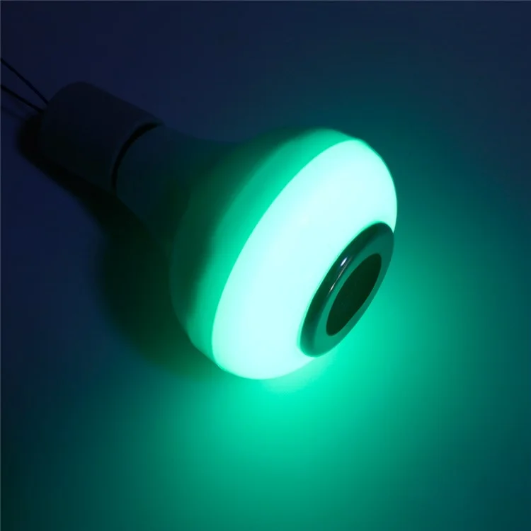 E27 5W Multi-color Dimmable LED Light Lamp with Wireless Bluetooth Stereo Speaker