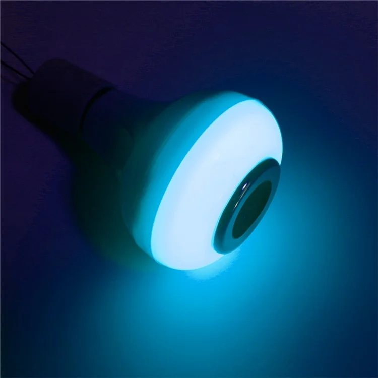 E27 5W Multi-color Dimmable LED Light Lamp with Wireless Bluetooth Stereo Speaker