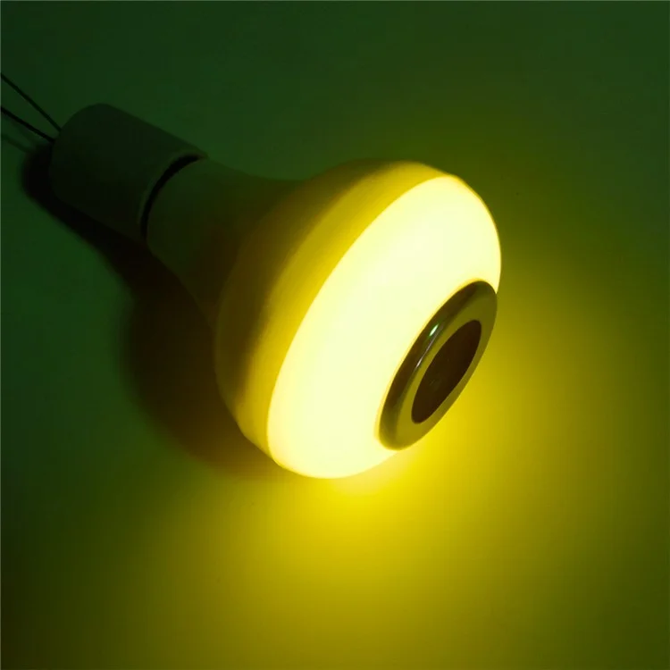 E27 5W Multi-color Dimmable LED Light Lamp with Wireless Bluetooth Stereo Speaker
