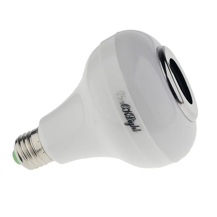 E27 5W Multi-color Dimmable LED Light Lamp with Wireless Bluetooth Stereo Speaker