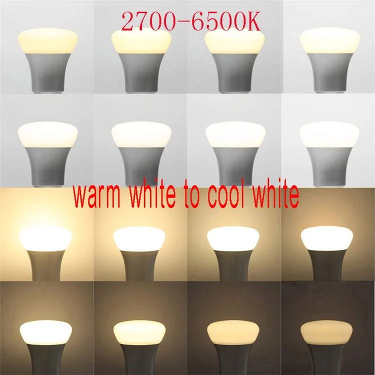 ZIGBEE E27 9W Home Dimmable Light Smart Bulb Support Smartphone APP Remote Control