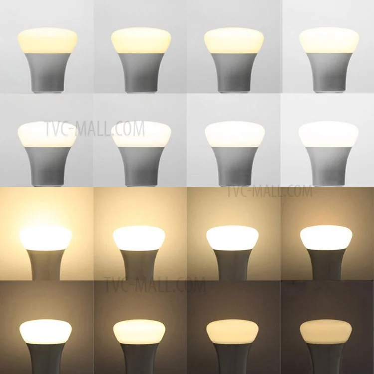ZIGBEE E27 9W Home Dimmable Light Smart Bulb Support Smartphone APP Remote Control