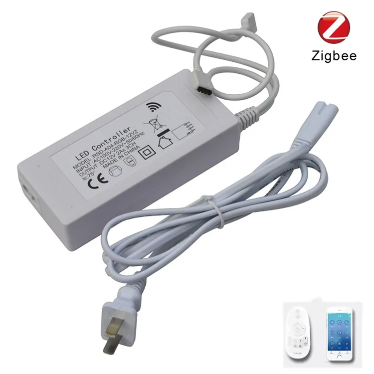ZIGBEE 5m RGB 5050 SMD LED Light Strip Smart App Control LED Light Strip - EU Plug