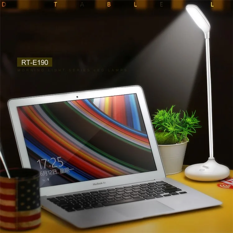 REMAX E190 USB Rechargeable Morning Glory Series LED Table Light (CE,RoHS,FCC)