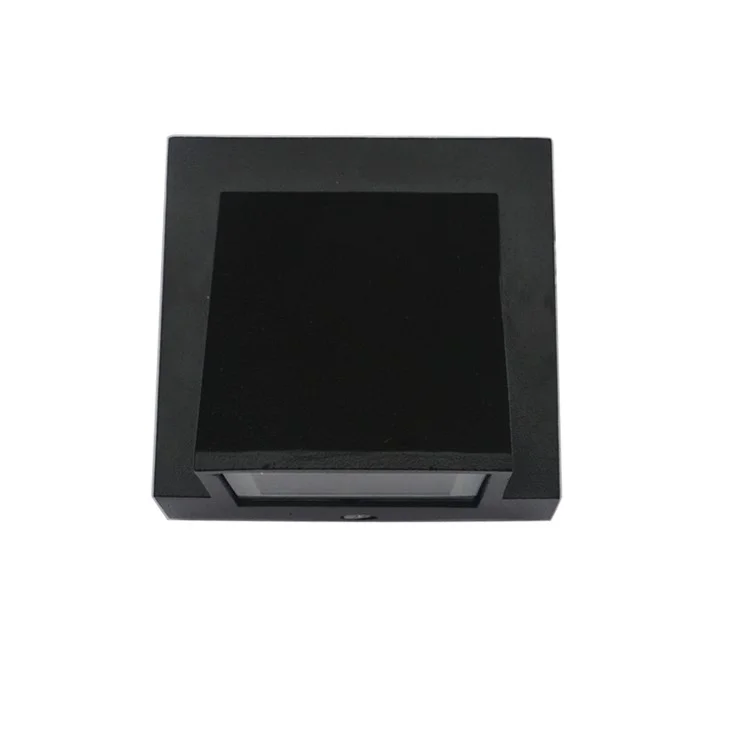 JIAWEN Single Head 3W COB LED Outdoor Waterproof IP65 Wall Light (AC 85-265V) - White Light / Black Shell