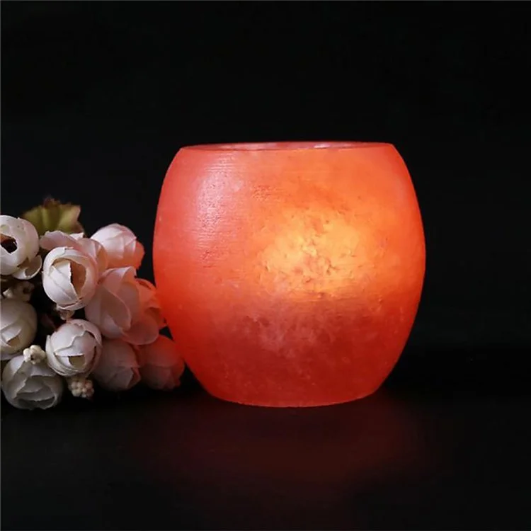 YOUOKLIGHT YK2297 Himalayan Natural Salt Rock Candle Holder Hand Carved Rock Tea Light
