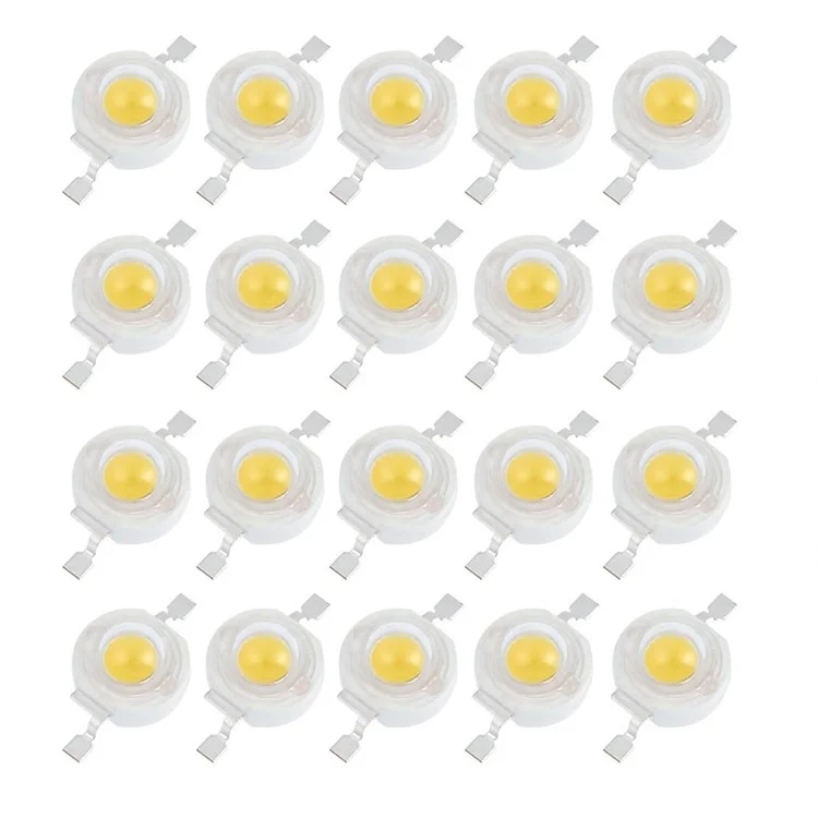 50PCS/Lot YOUOKLIGHT YK6622 High Power LED Chip 1W SMD COB Light Emitter Lamp - Warm White Light