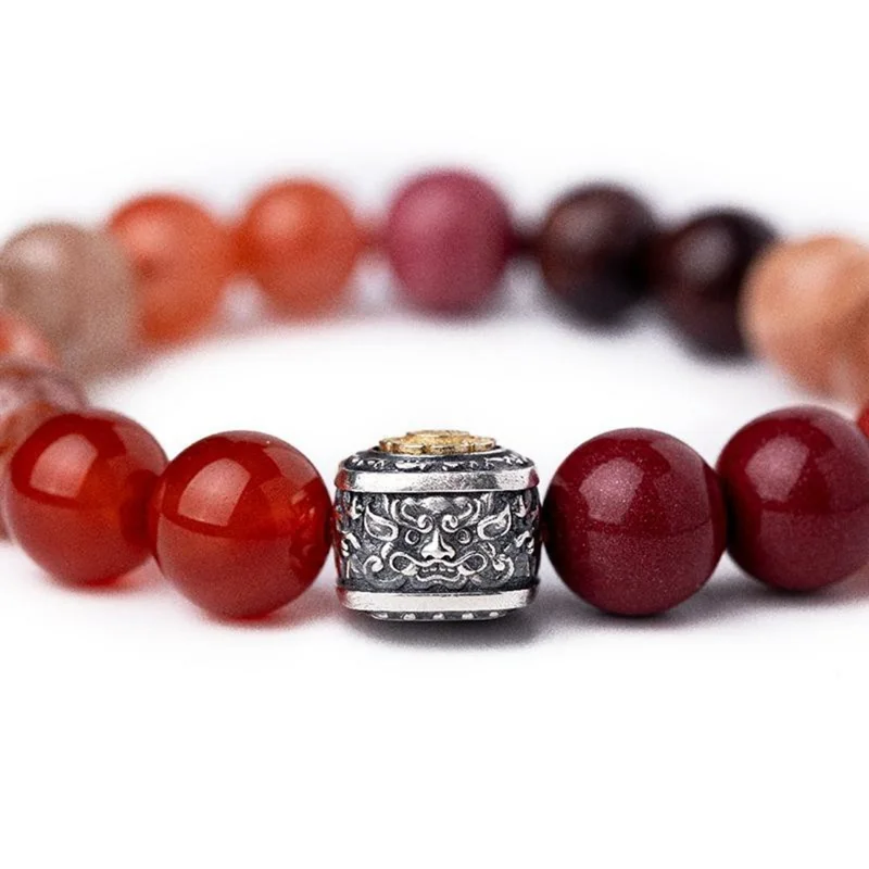 2025 Chinesisches Sternzeichen Armband Damen Mondneujahr Glücksbringer Schlangenjahr Segensarmband