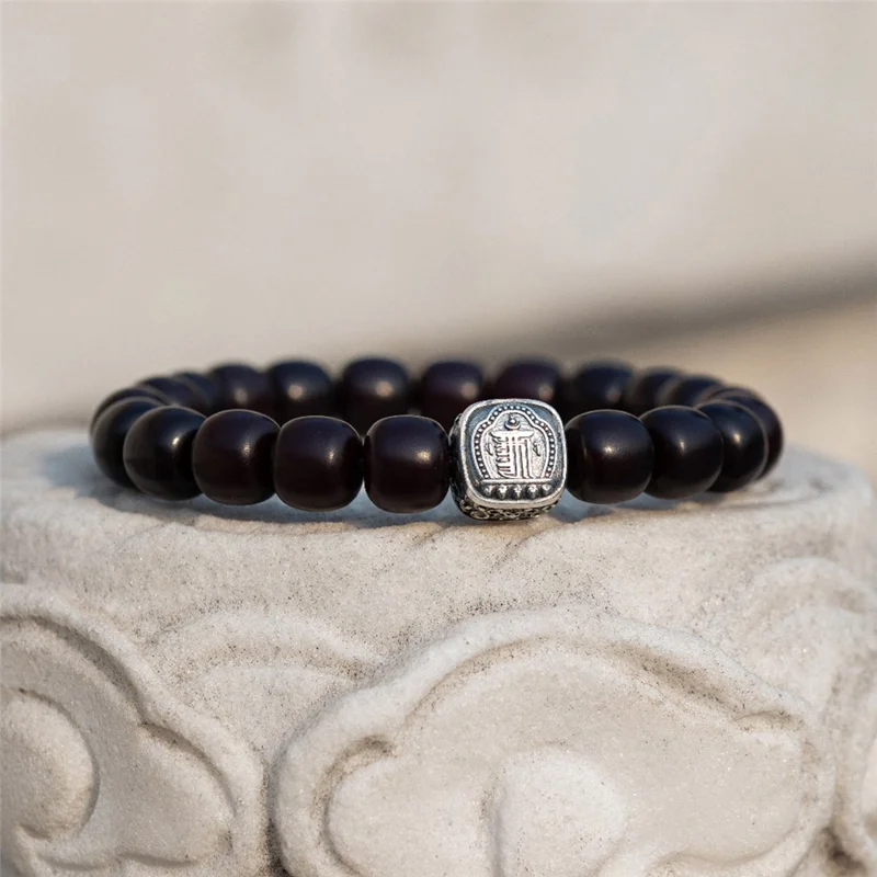 Pulsera del Año Nuevo Lunar 2025 para el Signo de la Serpiente, Amuleto de la Buena Suerte para Hombres, Joya Auspiciosa de Feng Shui