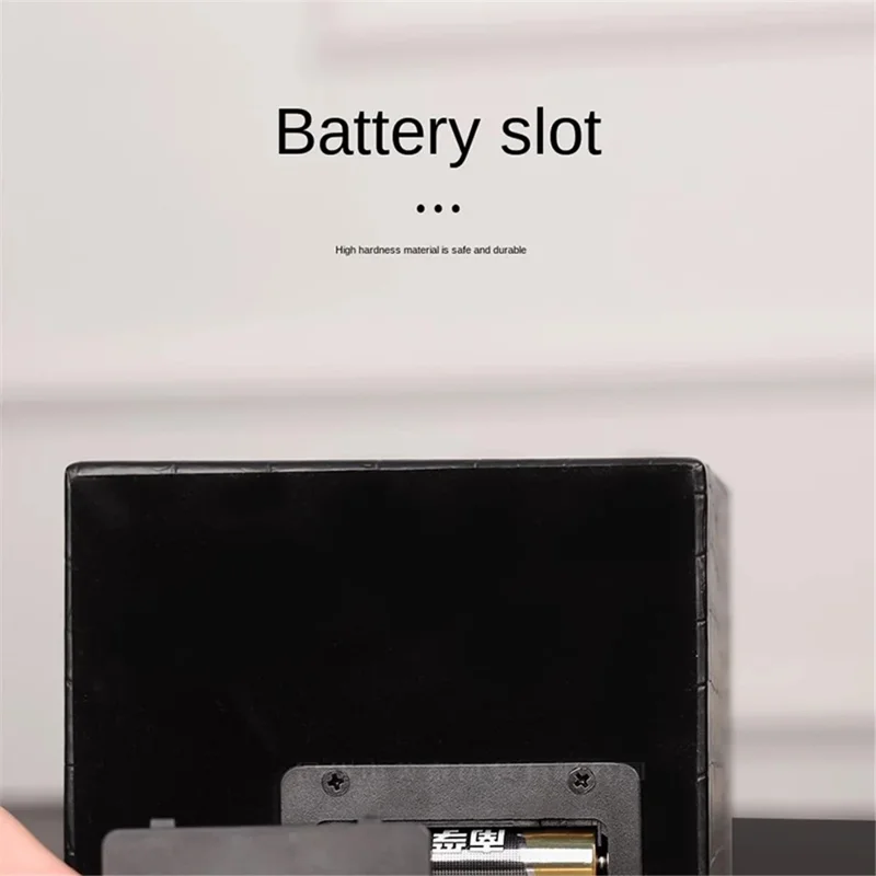 W125 Automatic Single Watch Electric Rotating Box Watch Leather Display Box - Black W125B / EU Plug