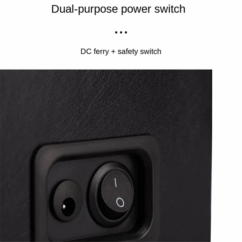 W125 Automatic Single Watch Electric Rotating Box Watch Leather Display Box - Ostrich Texture Inner White W125D / UK Plug