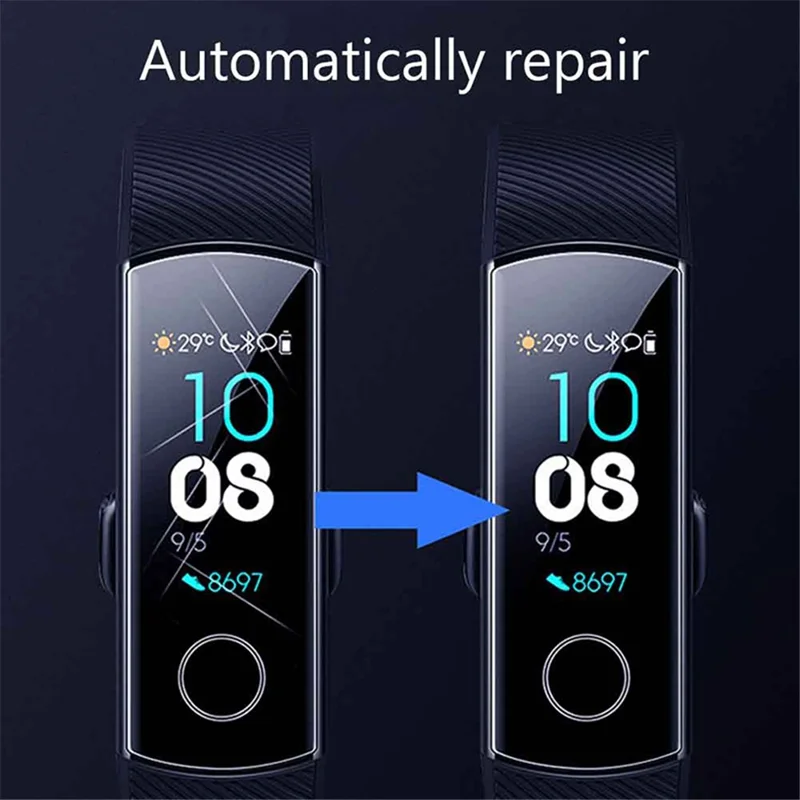 Anti-explosion HD Soft Screen Protector TPU Film for Huawei Honor Band 5