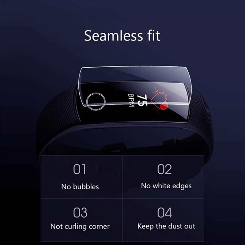 Anti-explosion HD Soft Screen Protector TPU Film for Huawei Honor Band 5