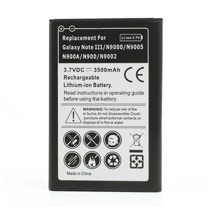 3500mAh Rechargeable Battery Replacement for Samsung Galaxy Note 3 N9005 N9000 N9002