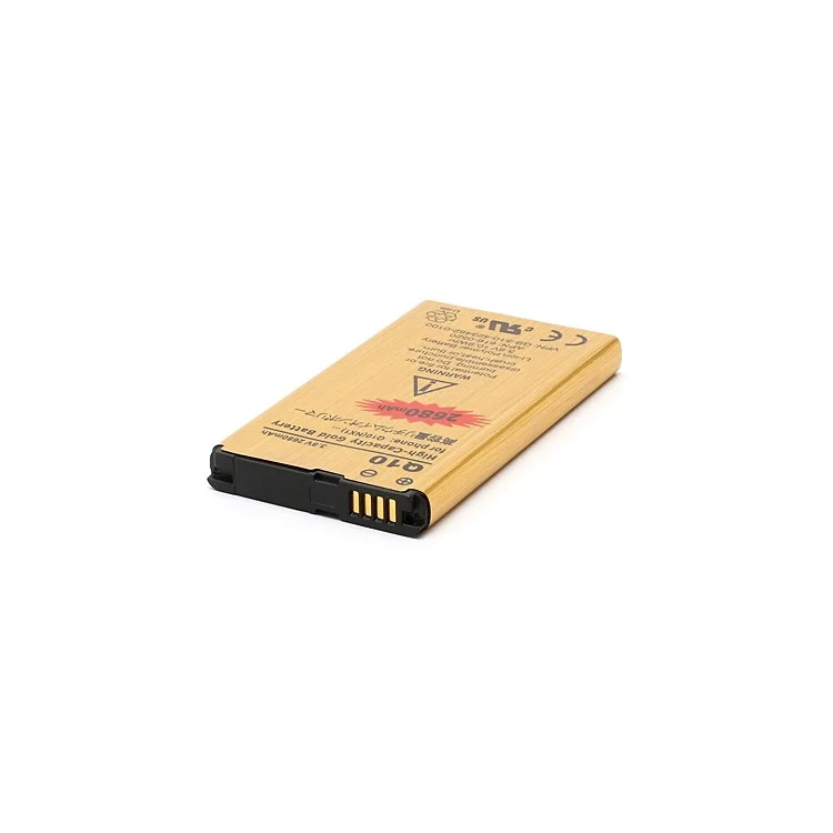 High Capacity Gold Battery for BlackBerry Q10, 2680mAh