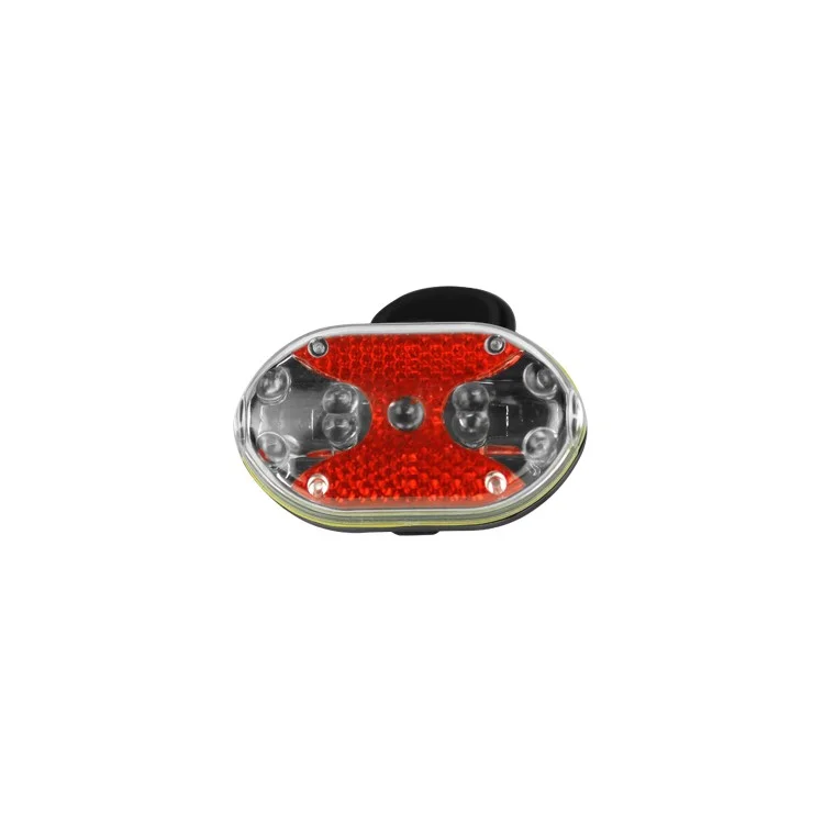 Waterproof White LED Bike Bicycle Head Light + Red Rear Safety Flashlight