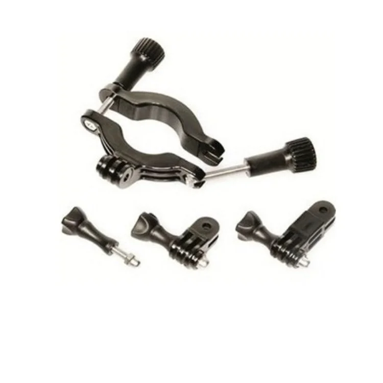 Bicycle Motorcycle Handle Bar Seatpost Mount w/ Three-way Adjustable Pivot Arm for GoPro HD Hero3/2/1