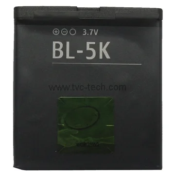 Cell Phone BL-5K Battery Replacement for Nokia Oro X7-00 C7 N85 N86-8MP