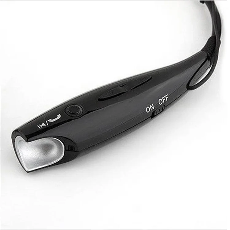 HV-800 Wireless Bluetooth Music Sports Stereo Headset Headphone Vibration Alert on Call - Black