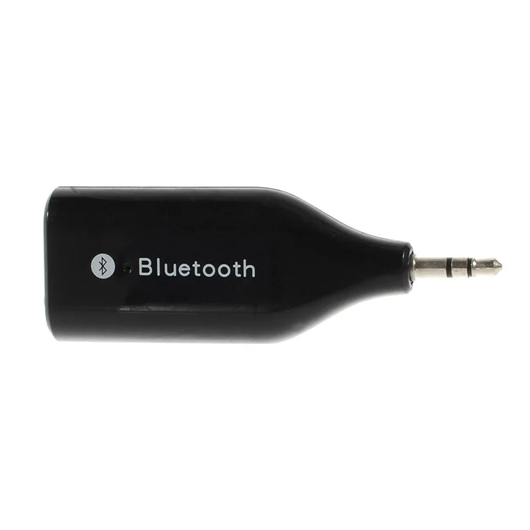 BM-E6 Mini 3.5mm Plug Bluetooth 3.0 Receiver Adapter Dongle w/ Microphone - Black