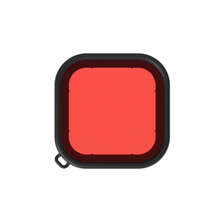 Sheingka Pour Gopro Hero 8 Diving Étanche Filtre Profond Peu Profond - Rouge