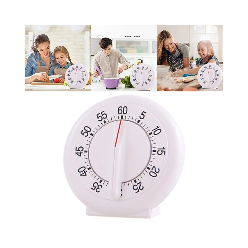 60-minutowy mechaniczny cyfrowy minutnik z dużym kołem wahadła