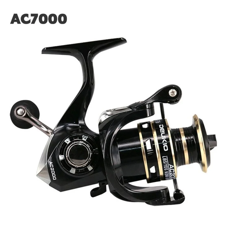DEUKIO Spinning Fishing Reel AC2000-AC7000 Metal Spool Folding Arm 5.2:1 Fishing Reel - AC7000