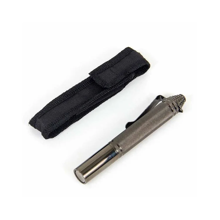 Caneta de Defesa Pessoal para Emergências com Martelo Extensível e Bastão Retrátil