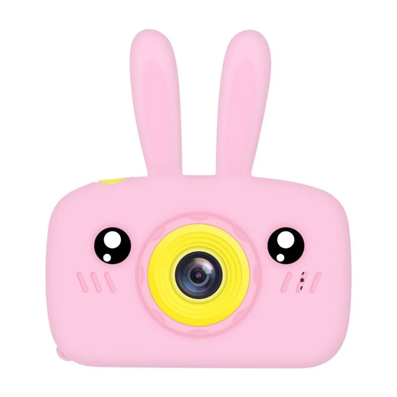 Cartoon Digital Children Camera Creative Educational Photography Toy - Pink Rabbit