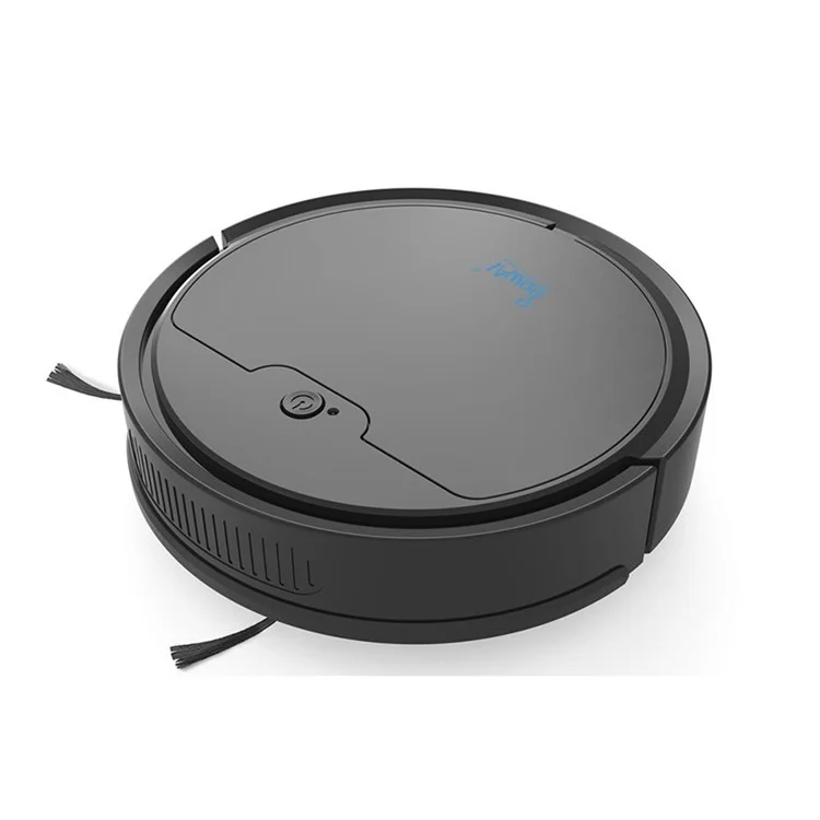 Aspirateur robot intelligent OB8S avec une puissante aspiration de 1200Pa pour le balayage des sols, machine de nettoyage domestique - Noir