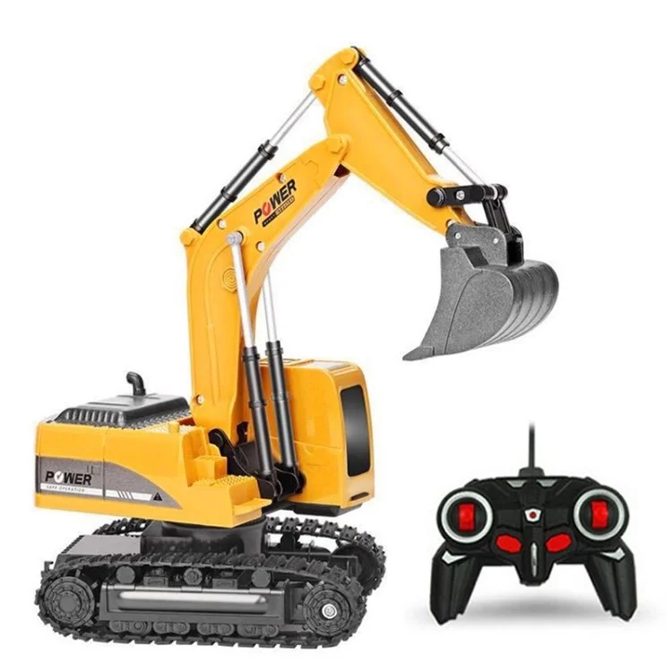 1:24 Wireless Remote Control Excavator 2.4G Six-Way Alloy Excavator