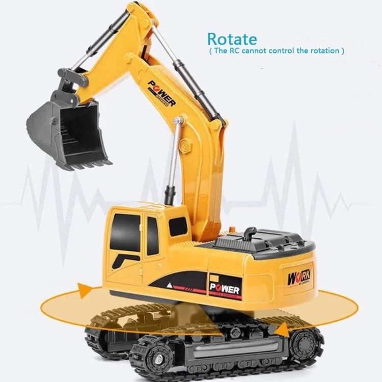 1:24 Wireless Remote Control Excavator 2.4G Six-Way Alloy Excavator