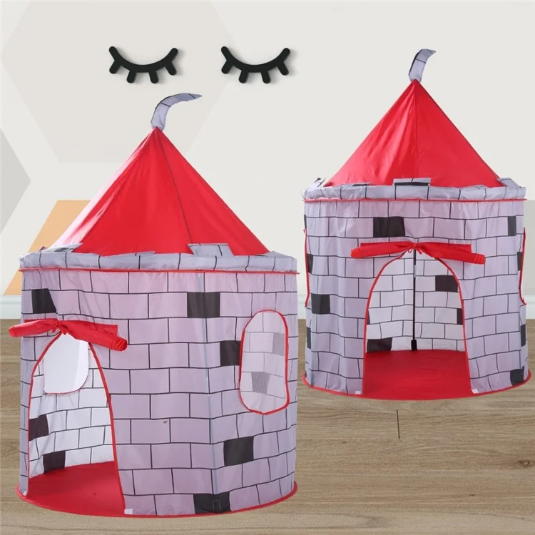 Portable Kids Indoor Outdoor Game Play Tent Yurt Castle - Castle