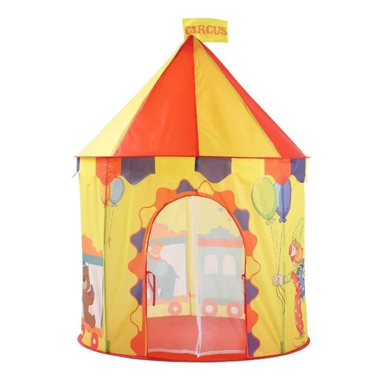 Portable Kinder Indoor-Outdoor-Spielzelt Jurte Schloss - Zirkus