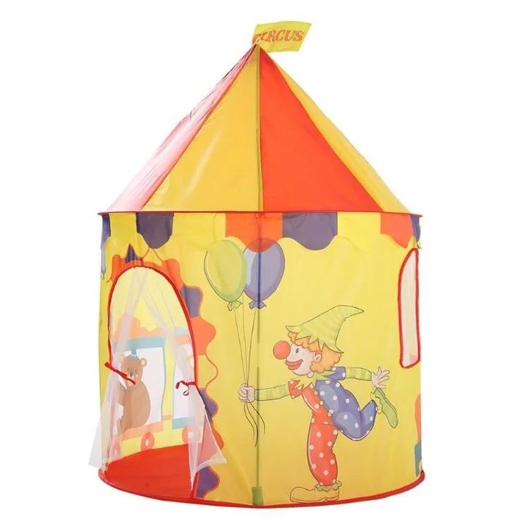 Portable Kinder Indoor-Outdoor-Spielzelt Jurte Schloss - Zirkus