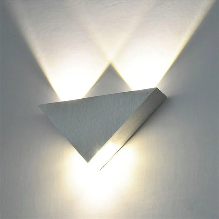 Lâmpada de Parede LED 3W Triângulo Modern Triangle Wall Light Corredor Para Iluminação Doméstica do Quarto