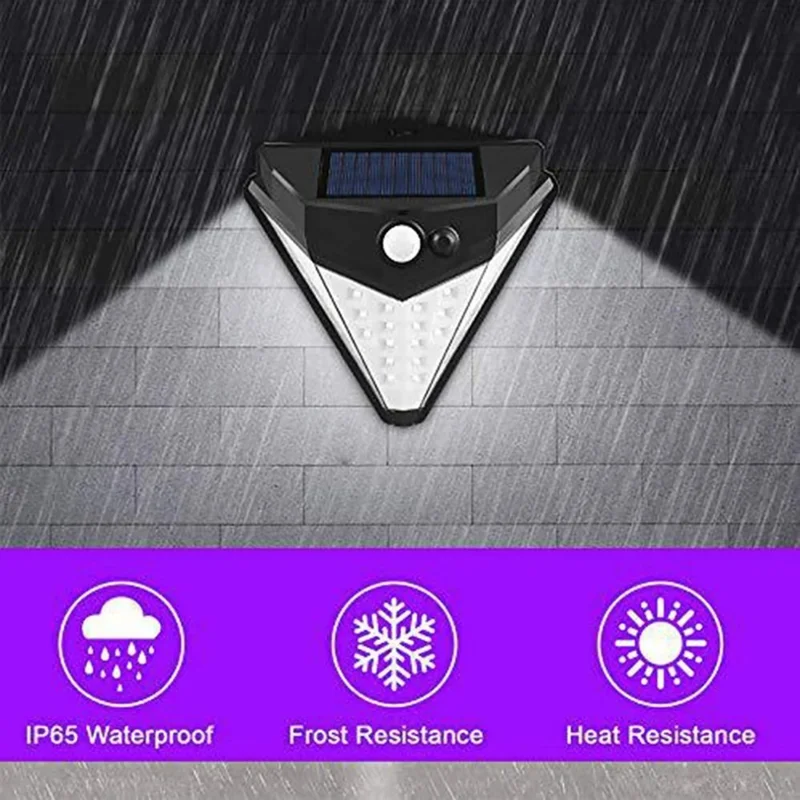 Waterproof Solar Power Light 36 - LED Human Body Induction Lamp Landscape Garden Wall Lamp